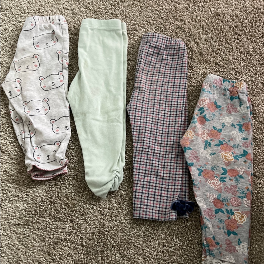 Bundle of baby girl pants 12months